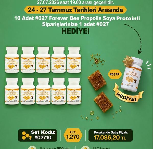 FOREVER BEE PROPOLIS (SOYA) - 10